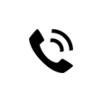 A phone with an incoming call symbol on it.